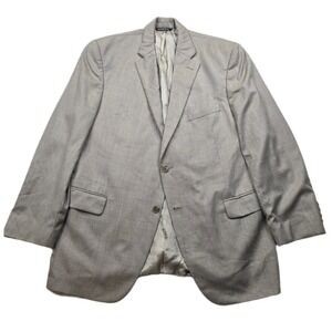 Jack Victor Blazer Mens 44R Light Tan Wool Loro Piana Super 130 Italy Sport Coat